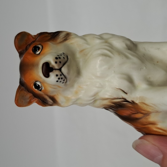 Vintage Napcoware marked Japan porcelain Collie dog figure - Picture 5 of 8